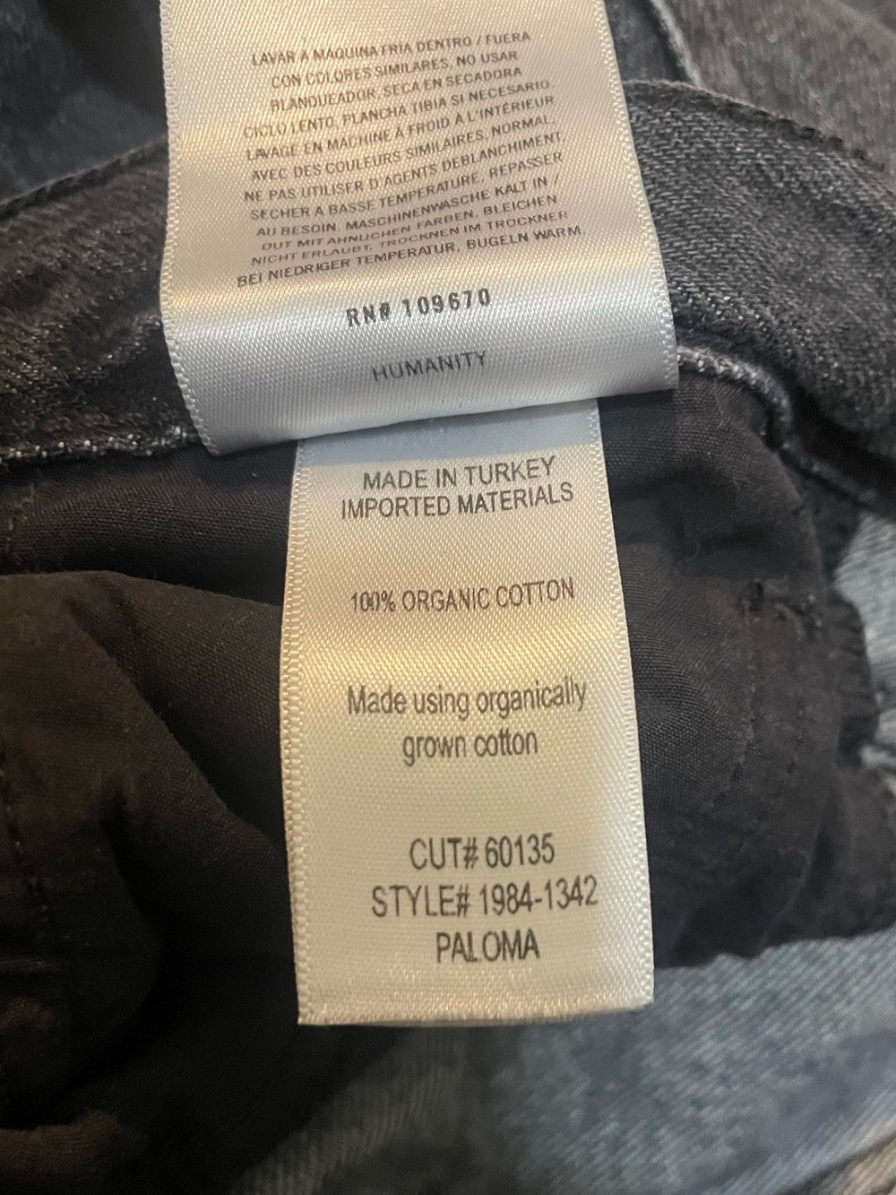 Citizens of Humanity Paloma Baggy Wide Leg Jeans Beverly Brook Black 28 - Picture 8 of 8